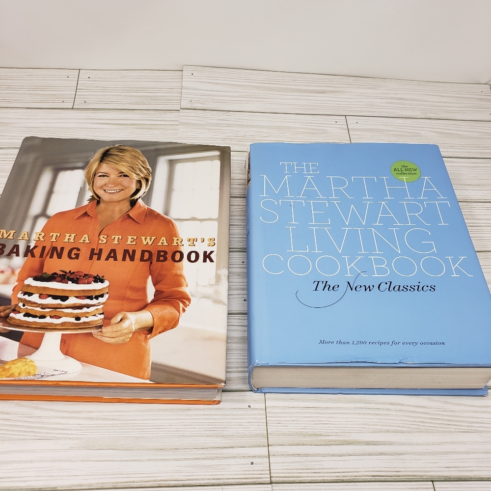 Martha Stewart Baking Handbook & Living Cookbook Set Of 2